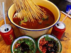 -拈签一笑黄牛肉辣卤串串