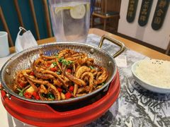 干锅韭香鱿鱼须-望湘园·洞庭渔宴(永旺店)