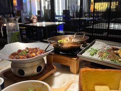 自助取餐区-绿茶餐厅(深圳龙华天虹购物中心店)