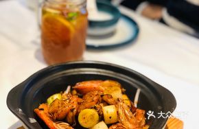 Purple Perilla Honey Pepper Baked Tiger Prawn