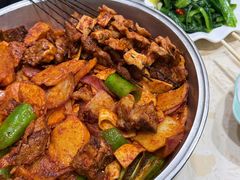 -尕有炕锅烤羊肉