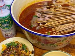 -拈签一笑黄牛肉辣卤串串