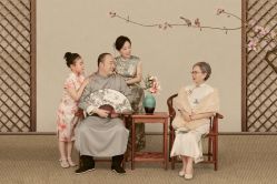 -时光纪亲子全家福照相馆(静安店母女写真父母纪念照)