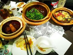 啫啫虾酱空心菜-熠盛粤味(永康路店)