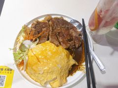 黑椒牛扒蛋包饭-锦园春香港茶餐厅(西海湾旗舰店)