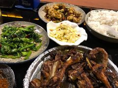 芋头炒腌菜-跃进桥火烧鸡(怒江西岸店)