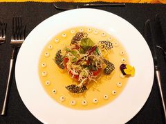 煎海鲈鱼配意大利节瓜面-AZUL by FUEL蓝色·法式酒馆(琶醍店)