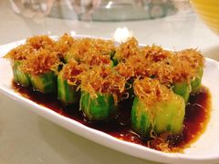 金蒜火腿蒸丝瓜-首钢一九一九大酒楼(石景山店)
