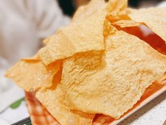 炸腐竹-烹然四季椰子鸡火锅(团结湖总店)