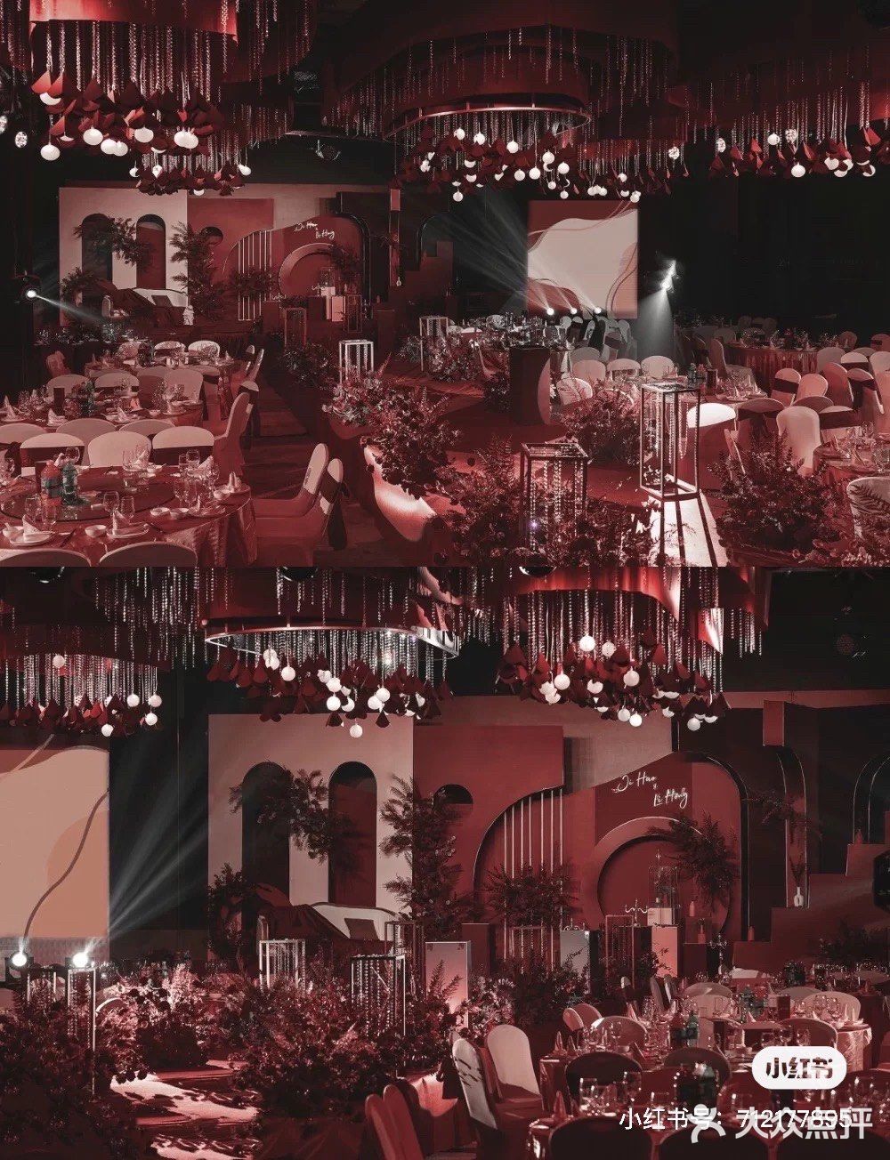 红色系婚礼| 一场勃艮第红与复古的炽烈碰撞