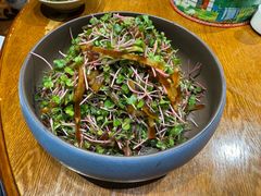 牛筋拌萝卜苗-蒙古苍狼蒙餐