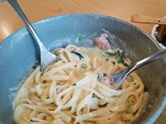 奶油培根半熟蛋意面-EN SPACE恩空间