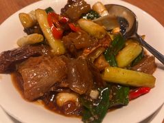 香葱炒半筋半肉-鼎泰丰(国金中心店)