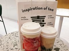 热芋泥波波鲜奶-喜茶(青岛金狮广场店)