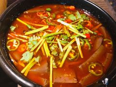 仔姜鲜锅嫩鸭血-不曾在把把烧•烧烤(莲坂磐基店)