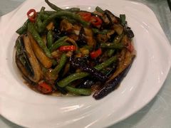 茄子烧豆角-小菜园新徽菜(无锡人民路红豆店)