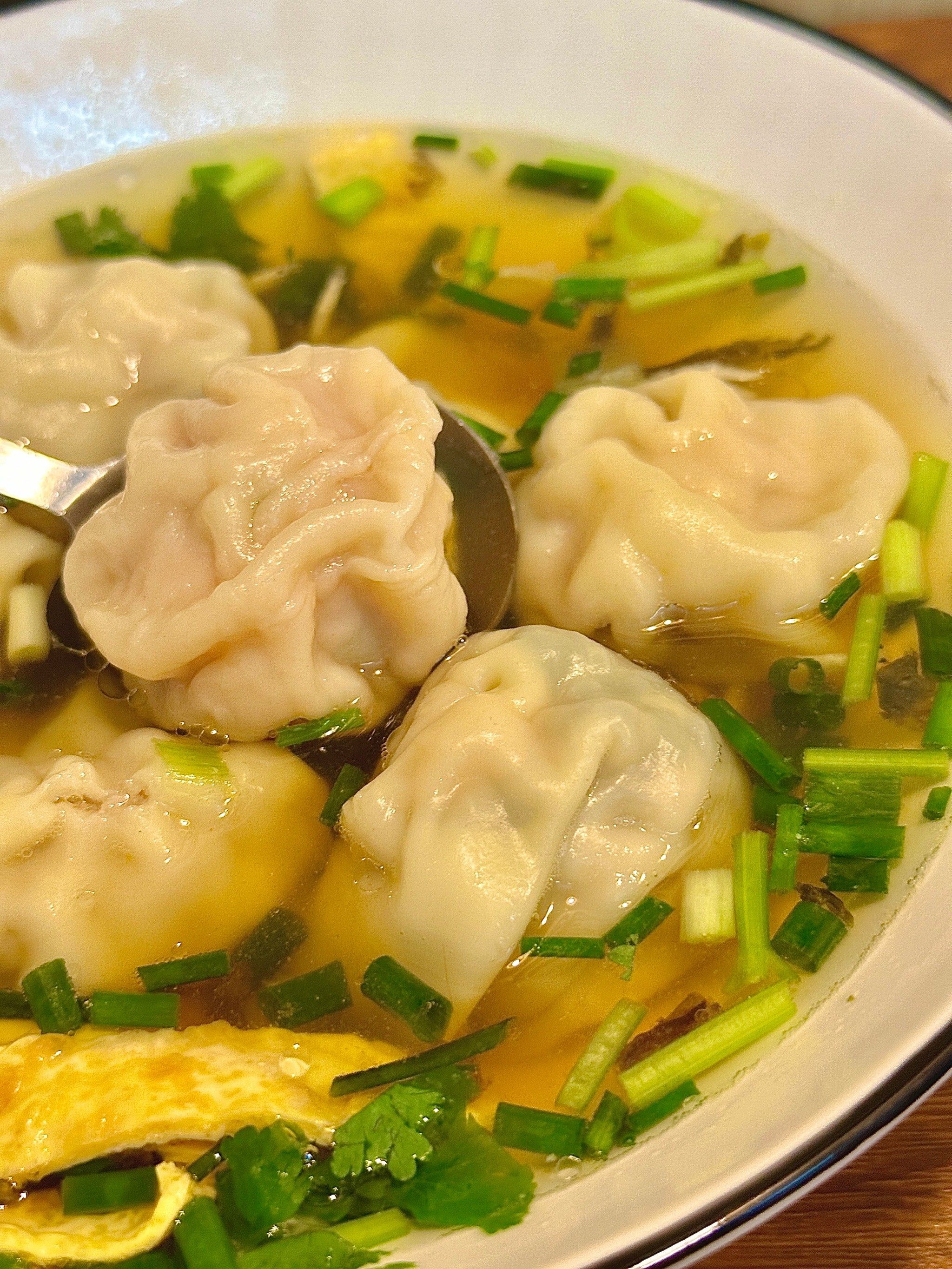 今天的手工馄饨