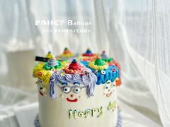 -卡比儿童蛋糕·心意定制·低脂零卡糖动物奶油FancyBALLOON(滨海店)