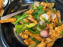 姜葱田鸡-大树下海鲜饭店
