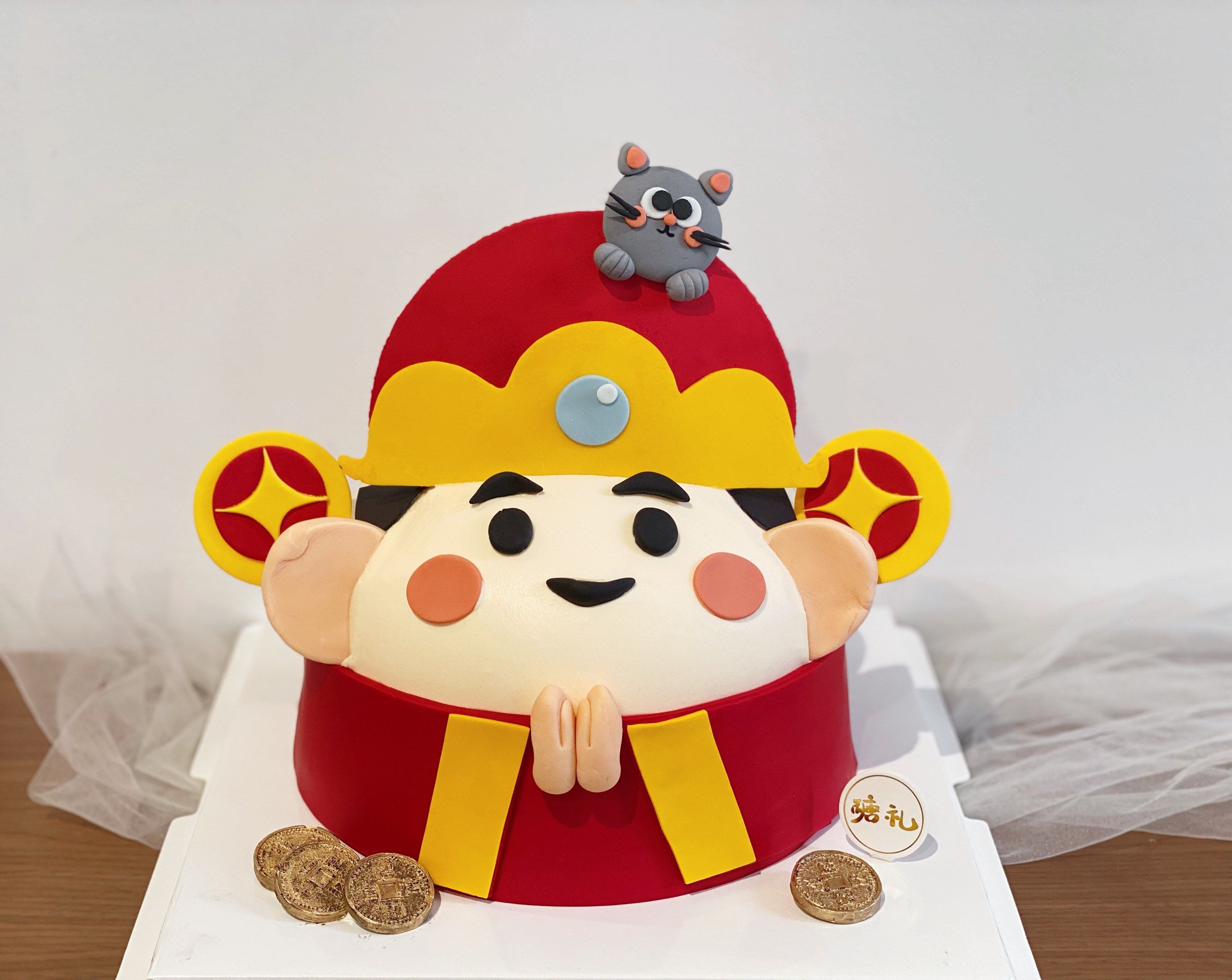 财神爷蛋糕