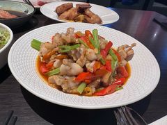 香辣仔姜牛蛙-庐灶江南·江南菜·四合院Bistro(东直门·华侨夜泊君亭店)