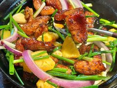 黑椒菠萝啫猪颈肉-旺爷砂锅·茶作(国贸城店)