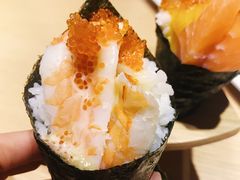 鲜虾牛油果手卷-富山日式料理(宽厚里店)