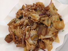 酸菜土猪肉炒竹篙粉-丰尔粥食·顺德鱼生·干蒸排骨顺德菜(大良分店)