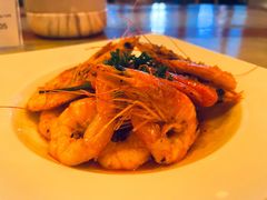 里窝那港口慢熬鲜虾浓汁天使面-The Rug Cafe(王府中环店)