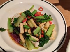 干葱菌菇灼菜心-新太二·鲜料川菜(群光广场店)