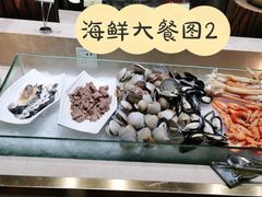 海鲜刺身-昆明南亚风情园豪生大酒店-泰式国际海鲜自助餐厅