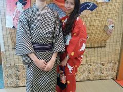 -东京都浅草樱花和服租赁店