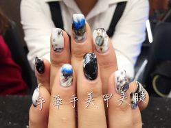 -手牵手美甲