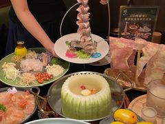 -得意咚瓜·顺德鱼生·冬瓜盅火锅
