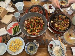 铁板白椒鸡胗-西江美食舫·江西菜(健德桥店)