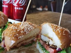 厉害了鸡汉堡Headless&nbsp;Chicken-Side Street街旁(交道口店)