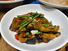茄子豇豆-鸡毛店·川菜(双楠店)