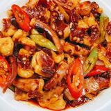 "🔥爆炒鱿鱼来啦！🦑👩‍🍳家常菜也能高级感！