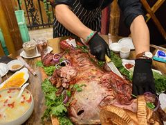 -清真·东拉黑炭火烤羊腿(世通·国际店)