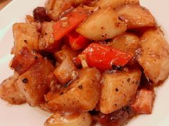 黑椒叉烧土豆丁-顺风汤馆·广府粤菜(江宸天街店)
