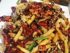 干煸鱿鱼须-老姑砂锅·烧烤天津菜(体北道店)