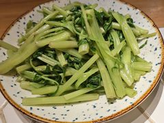 虾酱空心菜-十面欢腾·海鲜面·台式Bistro(长乐路店)