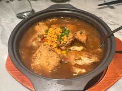 海胆虾怪酱炖老豆腐-青雅中餐厅(大连金石滩绿发希尔顿度假酒店)