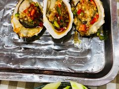 蒜蓉粉丝烤生蚝-烁佳海鲜大馅饺子