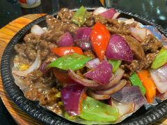 铁板牛柳-白洋淀灶台鱼(名佳花园店)