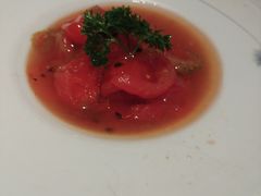 百香果渍番茄-纳地素食(石门公园店)