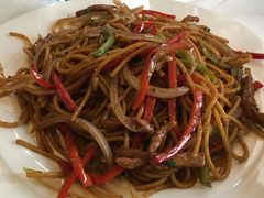 黑椒牛柳炒意大利面-新天地西餐厅(甘南路店)