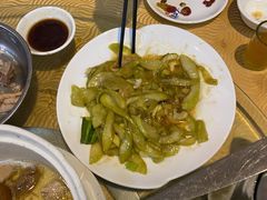 白瓜酸炒大肠-横岗朋仔餐厅