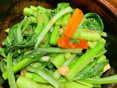 沙窝虾酱焗芥兰-功夫汤粤港餐厅(锦业路店)