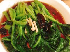 白灼菌菇菜心-新白鹿餐厅(城西银泰城店)